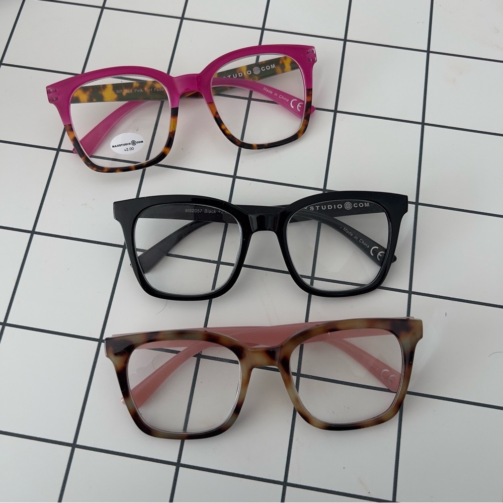 Reading glasses +2 prescription